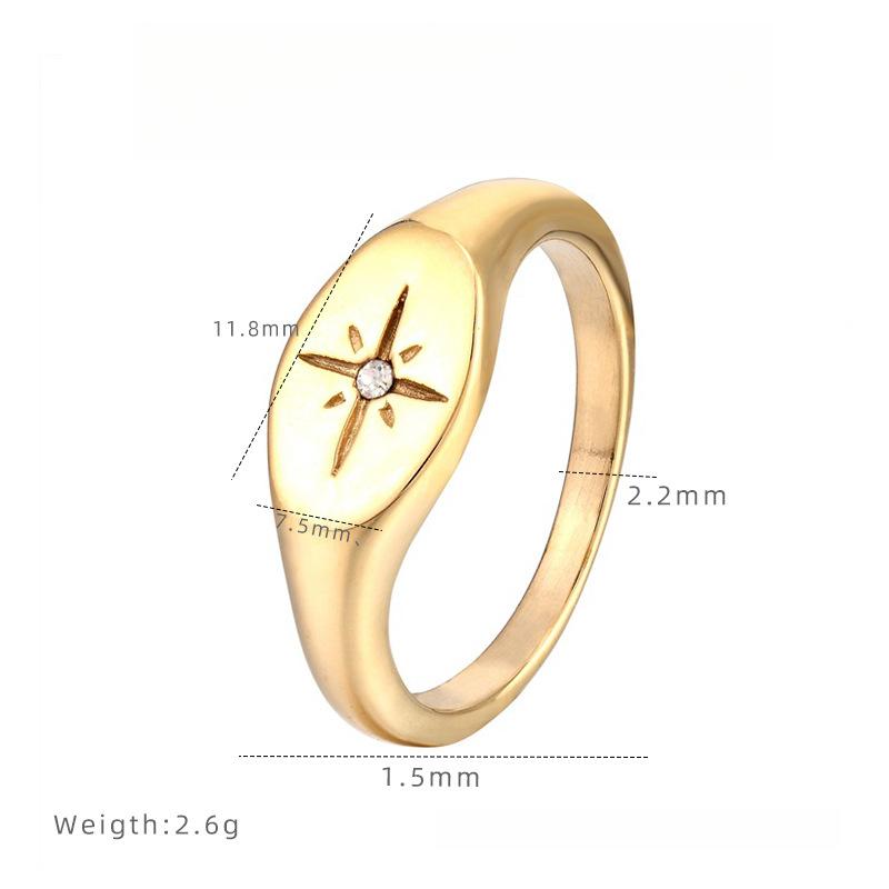 Кольцо из титановой стали с жемчужным крестом в стиле Ins, Персонализированное женское кольцо-гептаграмма, Не выцветающее полое кольцо 9
Кольцо из титановой стали с жемчужным крестом в стиле Ins, Персонализированное женское кольцо-гептаграмма, Не выцветающее полое кольцо 9