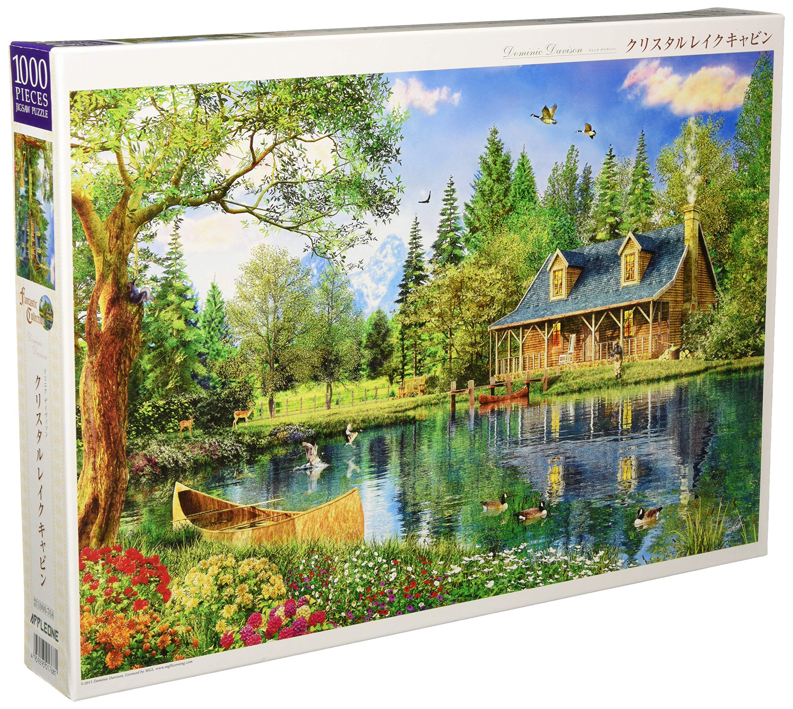 APPLEONE 1000-768 Crystal Lake Cabin (Dominic Davison) 1000-Piece Jigsaw Puzzle (75 x 50 cm) Made in Japan
APPLEONE 1000-768 Crystal Lake Cabin (Dominic Davison) 1000-Piece Jigsaw Puzzle (75 x 50 cm) Made in Japan