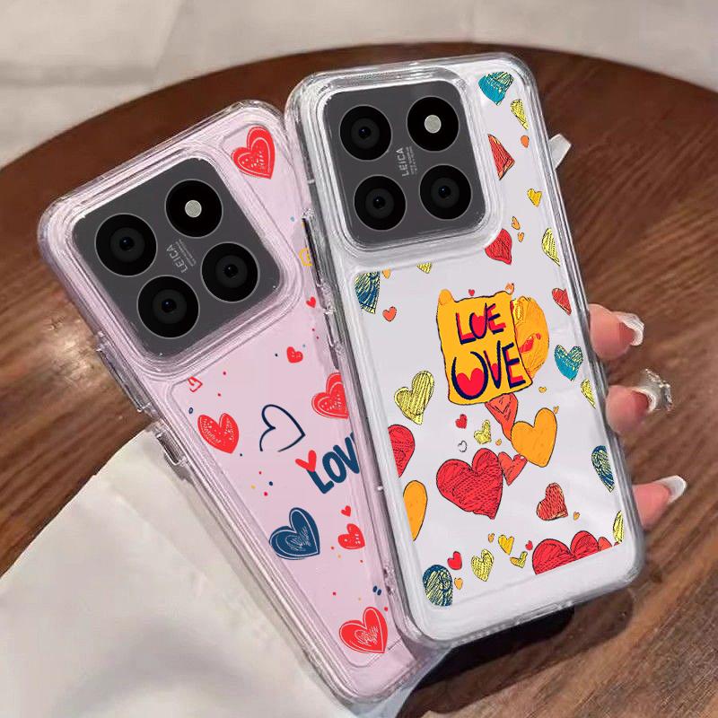 Love Heart Clear Phone Case For Xiaomi 13T Pro 11T Poco X6 X5 Pro Redmi Note 13 12 11 Pro 10 Shockproof Soft Silicone Cover Redmi K70E
Love Heart Clear Phone Case For Xiaomi 13T Pro 11T Poco X6 X5 Pro Redmi Note 13 12 11 Pro 10 Shockproof Soft Silicone Cover Redmi K70E