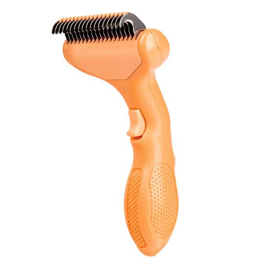 Pet Detangling Brush Stainless Steel Blades Dog Undercoat Rake Self-Cleaning Grooming Tool Pet Dematting Comb for Dogs And Cats оранжевый
Pet Detangling Brush Stainless Steel Blades Dog Undercoat Rake Self-Cleaning Grooming Tool Pet Dematting Comb for Dogs And Cats оранжевый