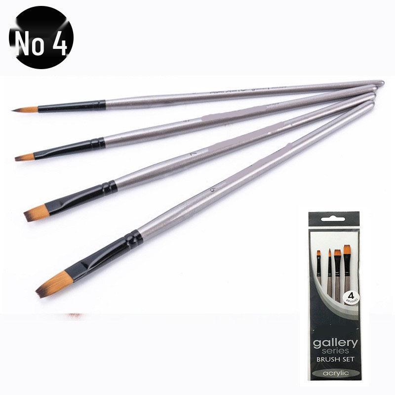 Acrylic & Watercolor Brush Set: Nylon Liners, Fan, & Outlining Brushes Wooden pole
Acrylic & Watercolor Brush Set: Nylon Liners, Fan, & Outlining Brushes Wooden pole