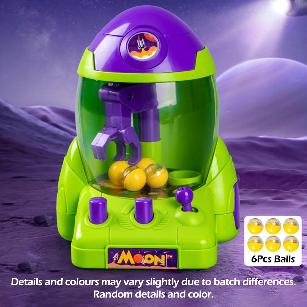 Mini Space Rocket grabbing machine ball,pincer Egg Twister Clip Doll Twister Scratching Machine Girl Boy Christmas Birthday Gift
Mini Space Rocket grabbing machine ball,pincer Egg Twister Clip Doll Twister Scratching Machine Girl Boy Christmas Birthday Gift