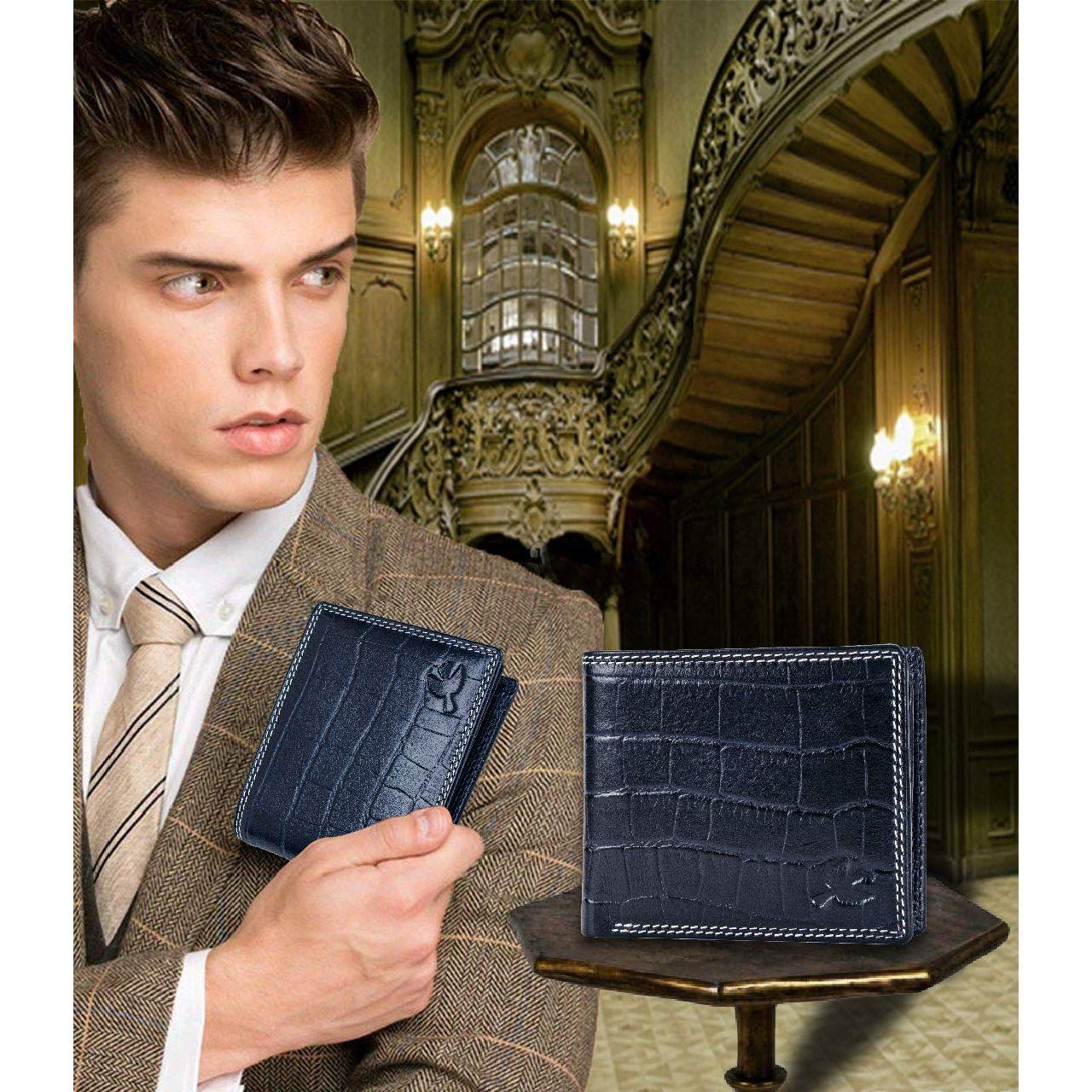 Мужской бумажник Stella Aqua с RFID-блокировкой из кожи синий
Мужской бумажник Stella Aqua с RFID-блокировкой из кожи синий