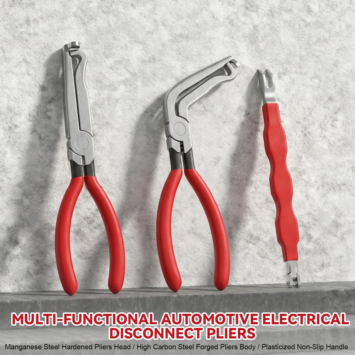 3PCS Electrical Disconnect Pliers, Automotive Electrical Terminal Connector Separator Removal Tool, Electrical Wire Plug Connector Separator for Cars
3PCS Electrical Disconnect Pliers, Automotive Electrical Terminal Connector Separator Removal Tool, Electrical Wire Plug Connector Separator for Cars