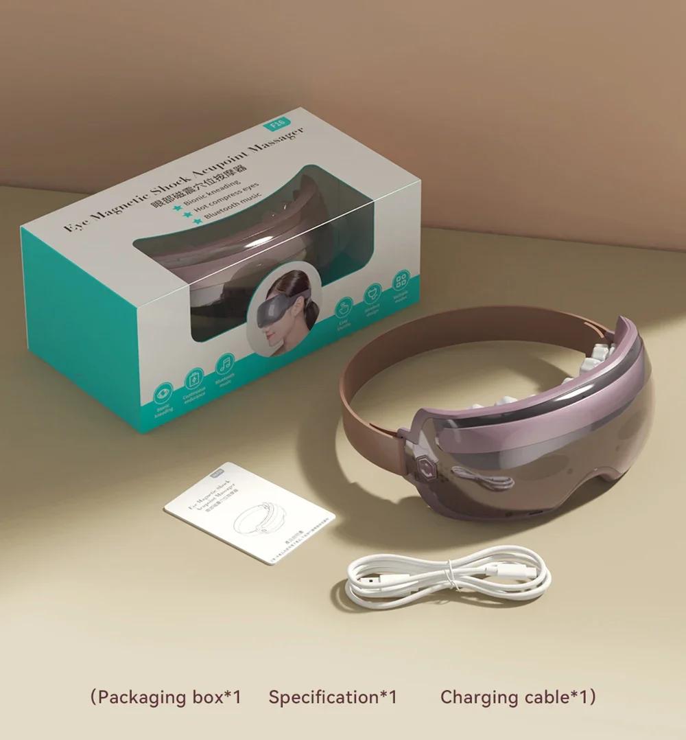 Вибрационный массаж глаз Электрический массажер для глаз Очки для терапии Bluetooth Акупрессура Снятие усталости Темные круги Акупунктурная точка
Вибрационный массаж глаз Электрический массажер для глаз Очки для терапии Bluetooth Акупрессура Снятие усталости Темные круги Акупунктурная точка