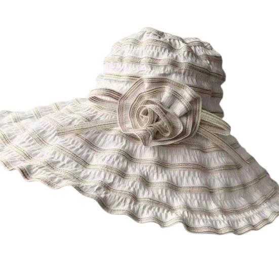 Beach Hat Dome Washable Elegant Beautiful Wide Brim Floral for Holiday білий
Beach Hat Dome Washable Elegant Beautiful Wide Brim Floral for Holiday білий