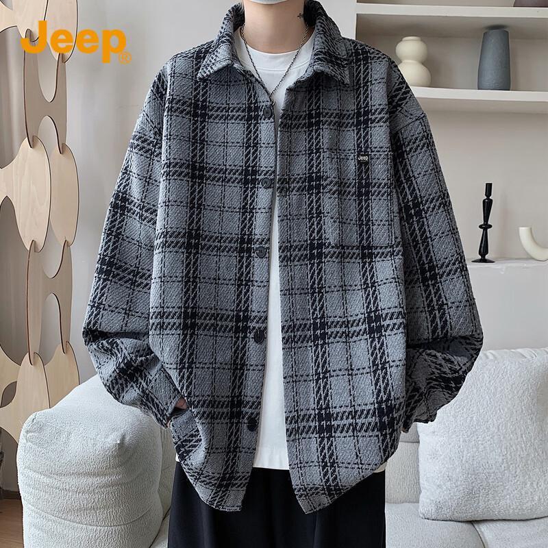 Jeep Men s Loose Fit Plaid Long-Sleeve Shirt Jacket 2XL
Jeep Men s Loose Fit Plaid Long-Sleeve Shirt Jacket 2XL