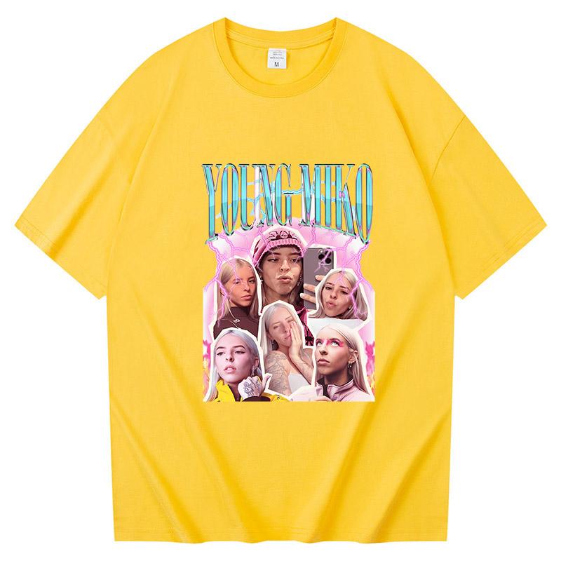 Young Miko T-shirt Unisex Fashion Casual Short Sleeve Summer Spring Tee-shirt Cotton Soft High Quality Clothing Tee Streetwear 4XL
Young Miko T-shirt Unisex Fashion Casual Short Sleeve Summer Spring Tee-shirt Cotton Soft High Quality Clothing Tee Streetwear 4XL