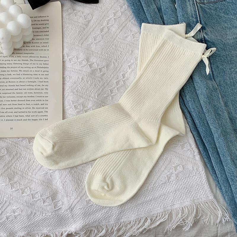 Женские весенне-летние однотонные носки с бантом, полностью махровые 1 pair молочный белый
Женские весенне-летние однотонные носки с бантом, полностью махровые 1 pair молочный белый