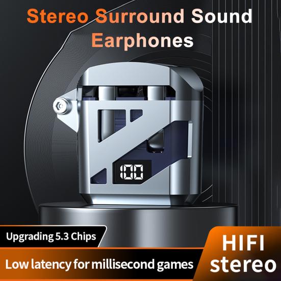 Wireless Earphone HiFi Sound Long Battery Life Noise Reduction Low Latency Bluetooth-compatible 5.3 Headphones
Wireless Earphone HiFi Sound Long Battery Life Noise Reduction Low Latency Bluetooth-compatible 5.3 Headphones