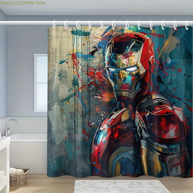 1pc Superhero Shower Curtain with 12 Hooks - Vibrant Artistic Design, Polyester, Perfect for Home, Hotel, and Bathroom Decor, 90x180cm
1pc Superhero Shower Curtain with 12 Hooks - Vibrant Artistic Design, Polyester, Perfect for Home, Hotel, and Bathroom Decor, 90x180cm