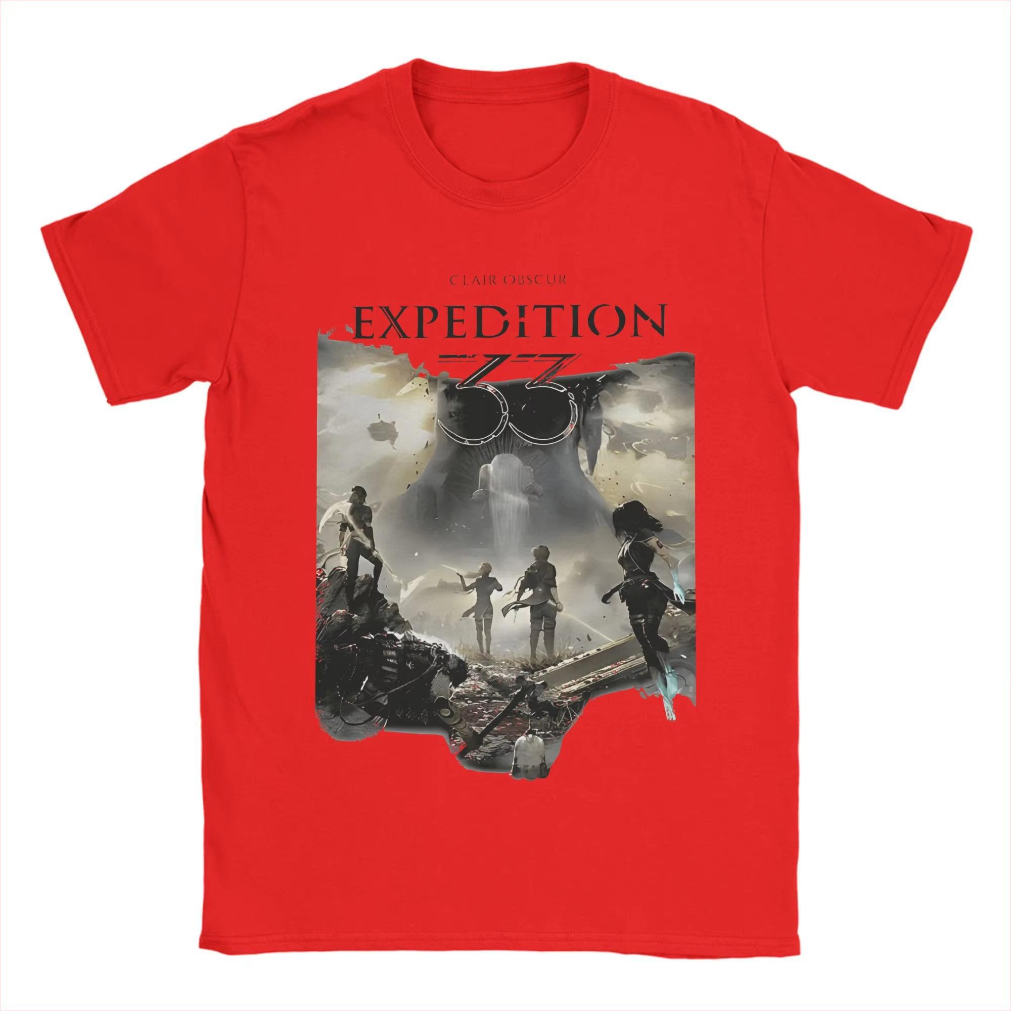 Clair Obscur Expedition 33 Game T Shirt Men s Pure Cotton Humor T-Shirt O Neck Tees Short Sleeve Tops Birthday Gift Summer Top 4XL
Clair Obscur Expedition 33 Game T Shirt Men s Pure Cotton Humor T-Shirt O Neck Tees Short Sleeve Tops Birthday Gift Summer Top 4XL