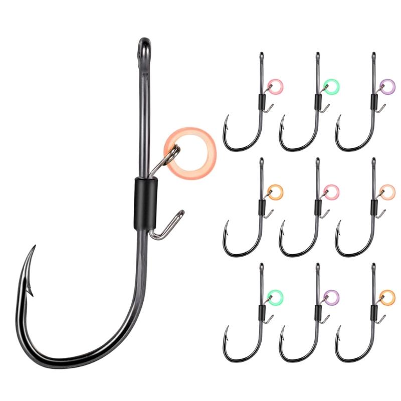10Pcs Live Shrimp Baits Hook Baitholder Fishing Hook Carbon Steel Long Shank Barbed Hook for Saltwater Freshwater S
10Pcs Live Shrimp Baits Hook Baitholder Fishing Hook Carbon Steel Long Shank Barbed Hook for Saltwater Freshwater S