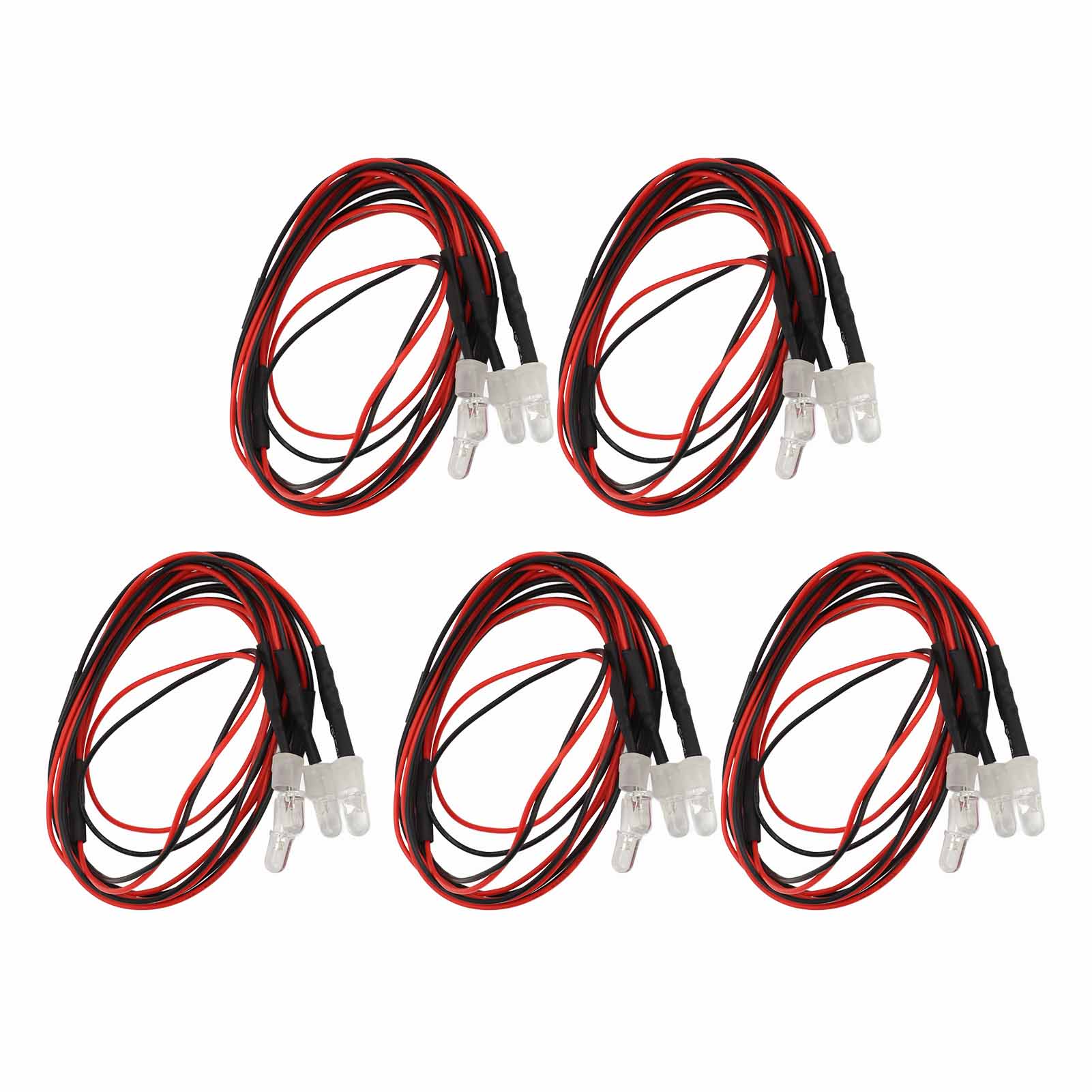 5PCS RC Lights Kit 7.4V 5mm 2 Blue 2 Green LEDs Silicone Wire RC Light Accessory for Traxxas for Hsp for Redcat for Tamiya for Axial
5PCS RC Lights Kit 7.4V 5mm 2 Blue 2 Green LEDs Silicone Wire RC Light Accessory for Traxxas for Hsp for Redcat for Tamiya for Axial
