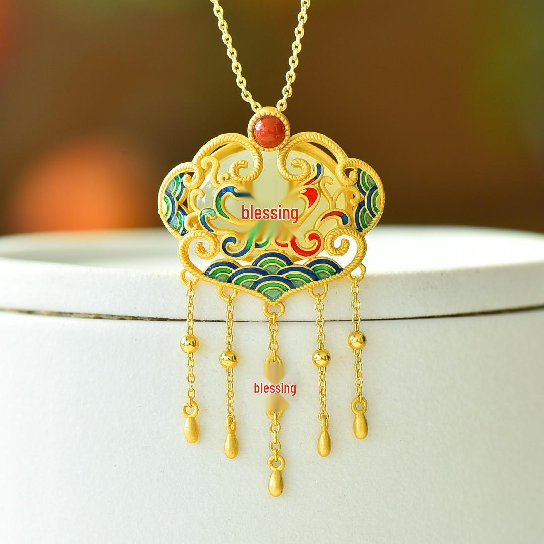 Auspicious Cloud Phoenix Ruyi Pendant Necklace in Plated Sterling Silver – Ethnic Gift for Mom Pendant Only
Auspicious Cloud Phoenix Ruyi Pendant Necklace in Plated Sterling Silver – Ethnic Gift for Mom Pendant Only