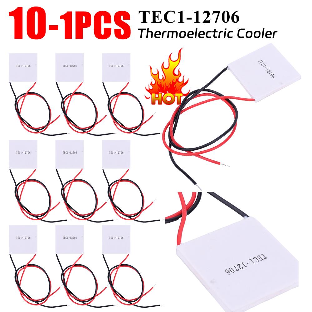TEC1-12706 Термоелектричний охолоджувач Пельтьє 40*40 мм 12 В 5,8 А Пельтьє Напівпровідникові Холодильні планшети Пельтьє Elemente Module
TEC1-12706 Термоелектричний охолоджувач Пельтьє 40*40 мм 12 В 5,8 А Пельтьє Напівпровідникові Холодильні планшети Пельтьє Elemente Module