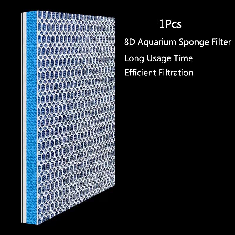 8D Aquarium Fish Tank Filter Sponge No Glue Foam Biochemical Cotton Aquarium Filtration Accessories Efficient Filtration New 50x11x2cm
8D Aquarium Fish Tank Filter Sponge No Glue Foam Biochemical Cotton Aquarium Filtration Accessories Efficient Filtration New 50x11x2cm