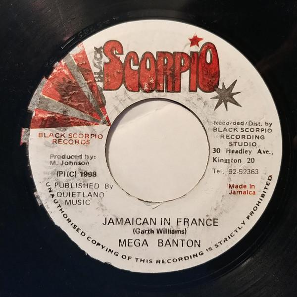 7inch Record MEGA BANTON - Jamaican In France NONE Black Scorpio 1995 Jamaica Reggae, Ska & Dub Used
7inch Record MEGA BANTON - Jamaican In France NONE Black Scorpio 1995 Jamaica Reggae, Ska & Dub Used