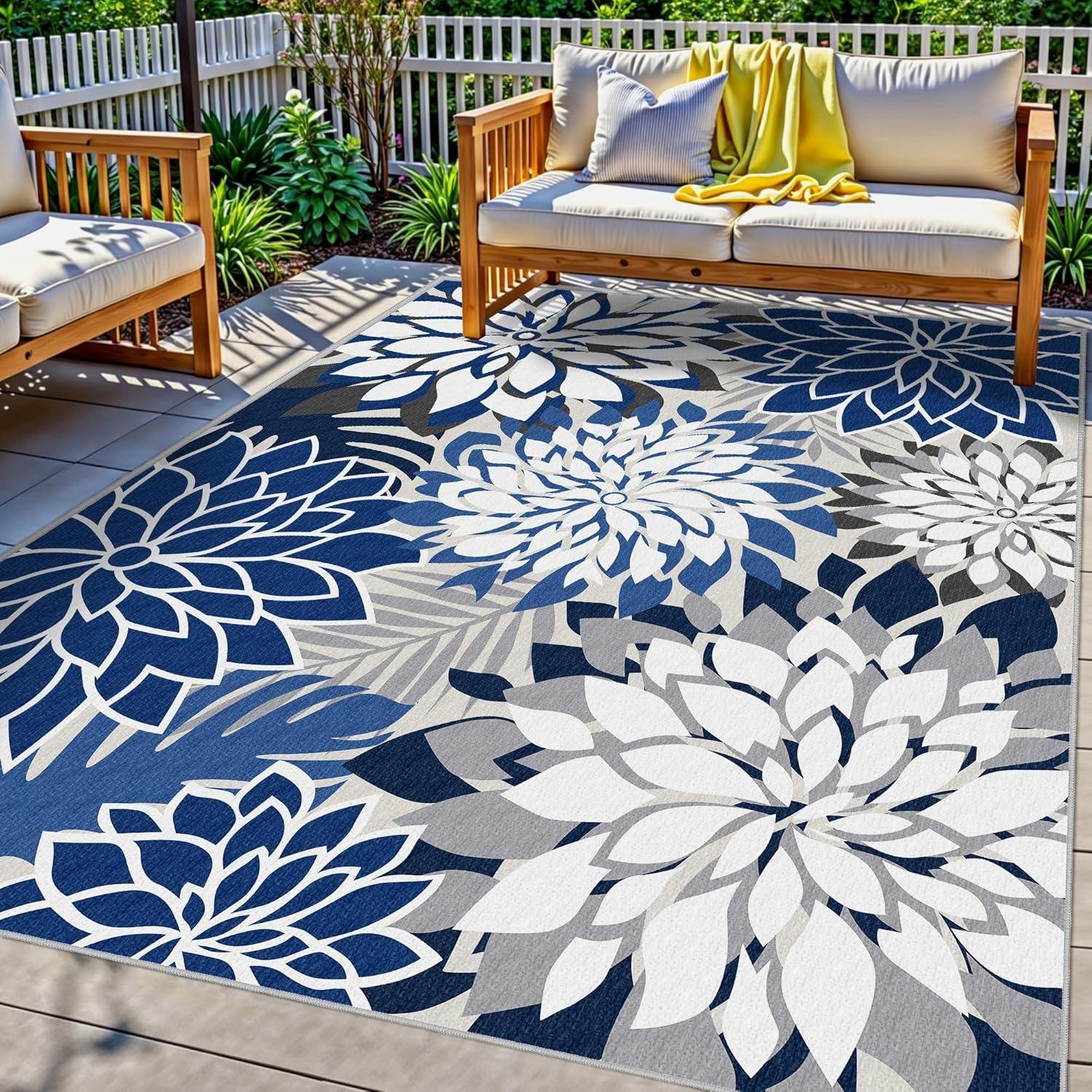 Botanical Floral Outdoor Garden Carpet Machine Washable Terrace Carpets Indoor Living Room Non-Slip Rug Entrance Door Floor Mat 50x80cm
Botanical Floral Outdoor Garden Carpet Machine Washable Terrace Carpets Indoor Living Room Non-Slip Rug Entrance Door Floor Mat 50x80cm