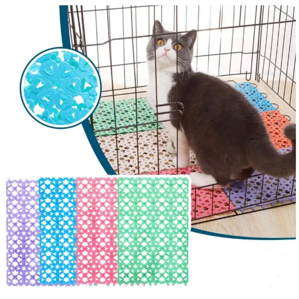 Hollow Out Pet Cage Foot Pads Non-slip Cat Floor Pad Practical Grid Dog Cage Pad Anti Jamming Foot
Hollow Out Pet Cage Foot Pads Non-slip Cat Floor Pad Practical Grid Dog Cage Pad Anti Jamming Foot