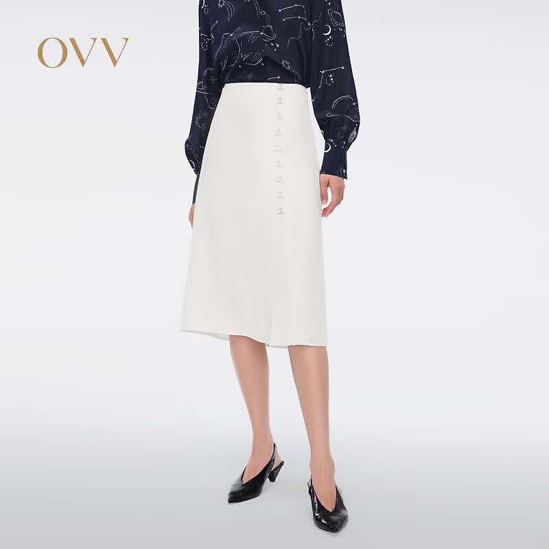 OVV A-Line Midi Skirt with Metal Ring M
OVV A-Line Midi Skirt with Metal Ring M