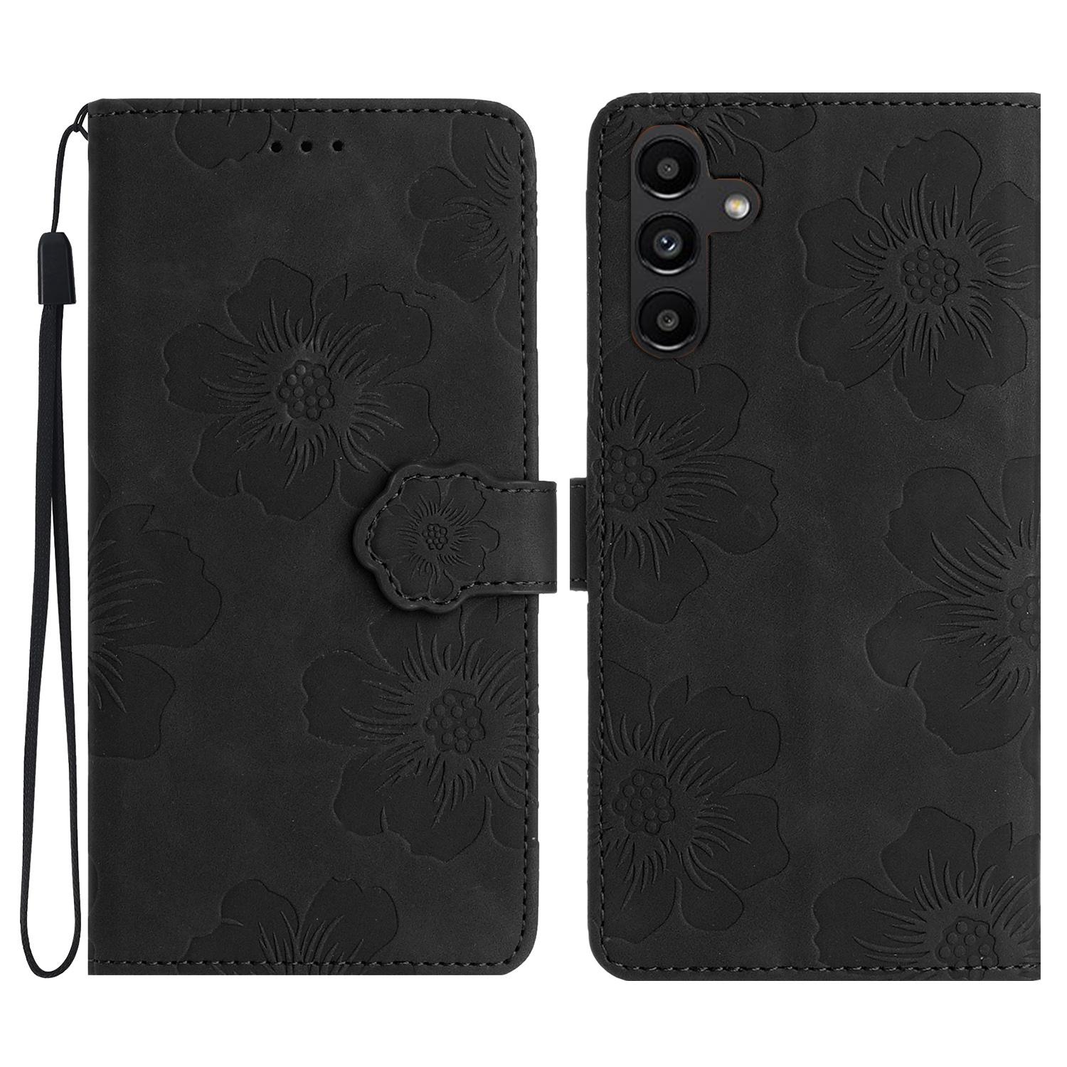 For Samsung Galaxy A56 5G Case Flower Design Leather Wallet Phone Cover with Wrist Strap Black
For Samsung Galaxy A56 5G Case Flower Design Leather Wallet Phone Cover with Wrist Strap Black
