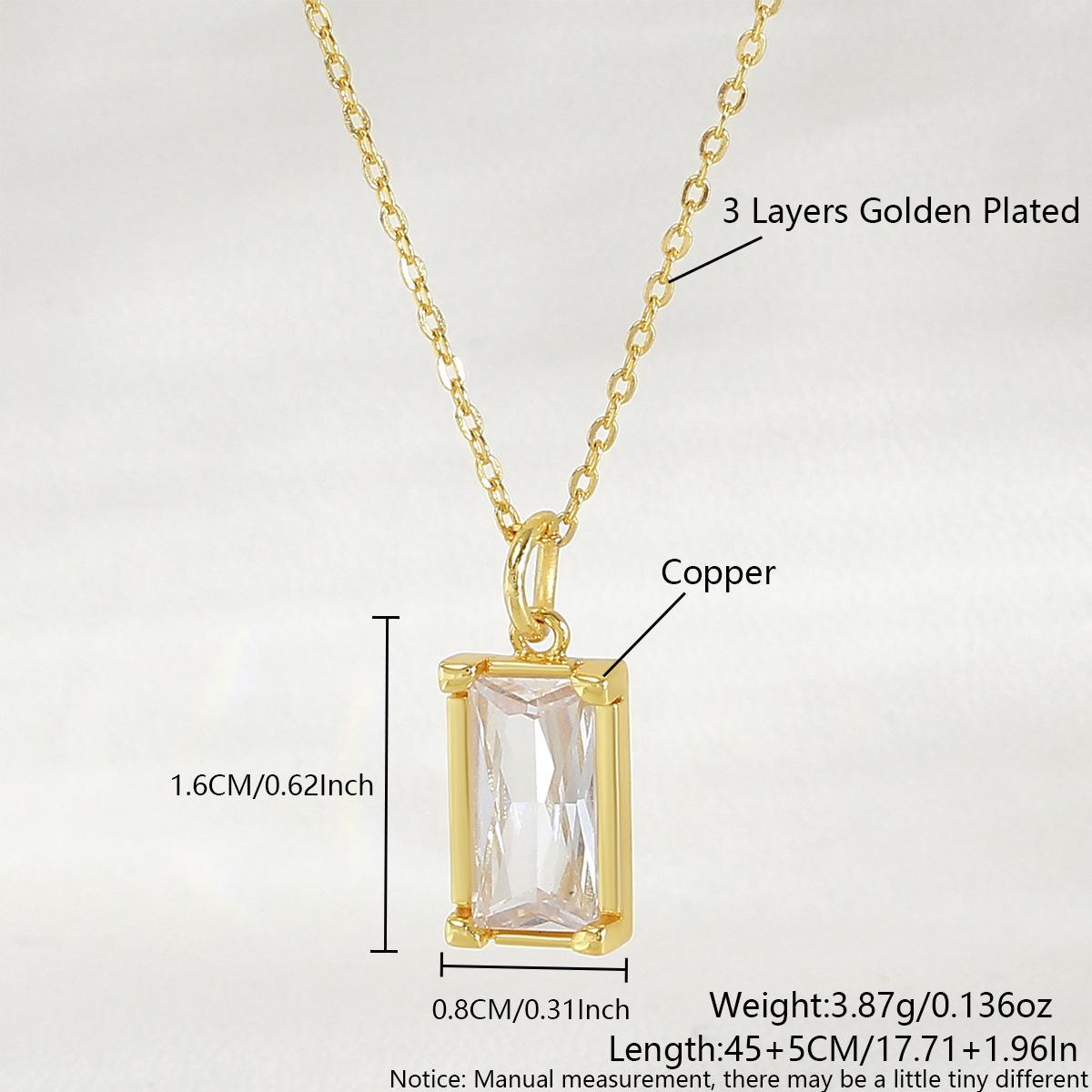 Simple Necklace Sugar Quartz Lock Chain, Cold Style, Ice-transparent Rectangular Lock Chain for Women NAF03-9
Simple Necklace Sugar Quartz Lock Chain, Cold Style, Ice-transparent Rectangular Lock Chain for Women NAF03-9