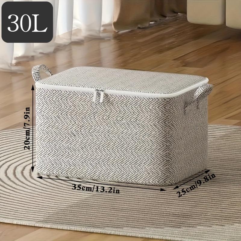 Очень большой серый мешок для хранения на молнии для одеял, пледов и одежды - Складной органайзер для спальни, переезда
Очень большой серый мешок для хранения на молнии для одеял, пледов и одежды - Складной органайзер для спальни, переезда