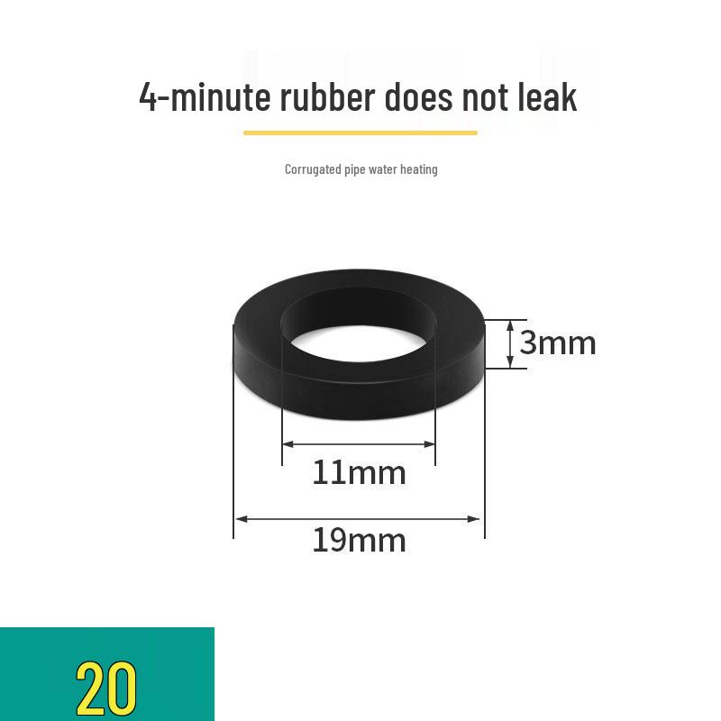 Silicone Rubber Seal Ring & Nylon Washer Set - 1-inch Insulating Flat Washers for Water Pipes
Silicone Rubber Seal Ring & Nylon Washer Set - 1-inch Insulating Flat Washers for Water Pipes