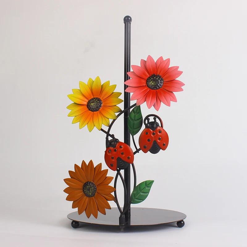 Железный держатель для салфеток в виде подсолнуха, стойка для рулонов бумаги, бытовая полка для хранения салфеток для кухни, дома, гостиной, стола, декора
Железный держатель для салфеток в виде подсолнуха, стойка для рулонов бумаги, бытовая полка для хранения салфеток для кухни, дома, гостиной, стола, декора