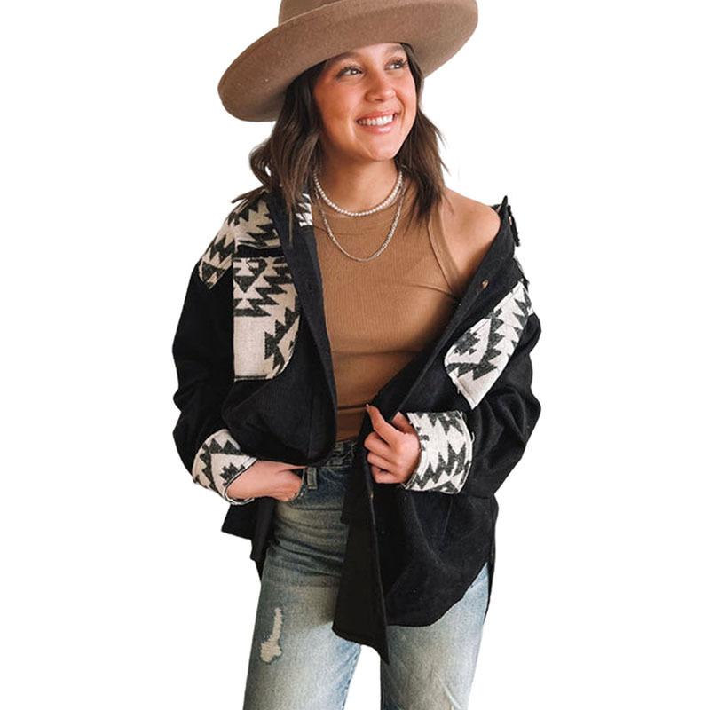 Новая повседневная теплая куртка для женщин осень-зима 2025, модная куртка с геометрическим принтом и вставками с длинным рукавом для женщин M
Новая повседневная теплая куртка для женщин осень-зима 2025, модная куртка с геометрическим принтом и вставками с длинным рукавом для женщин M