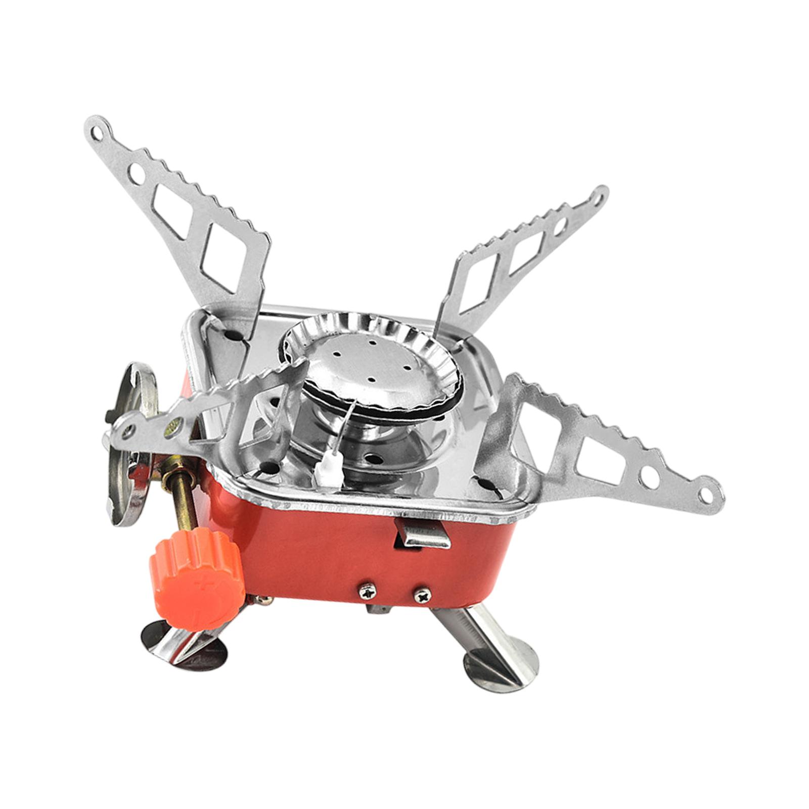 Кемпинговая газовая плита складная раздельная газовая горелка кухонная газовая плита бутановая плита мини квадратная варочная панель для кемпинга и пеших походов A