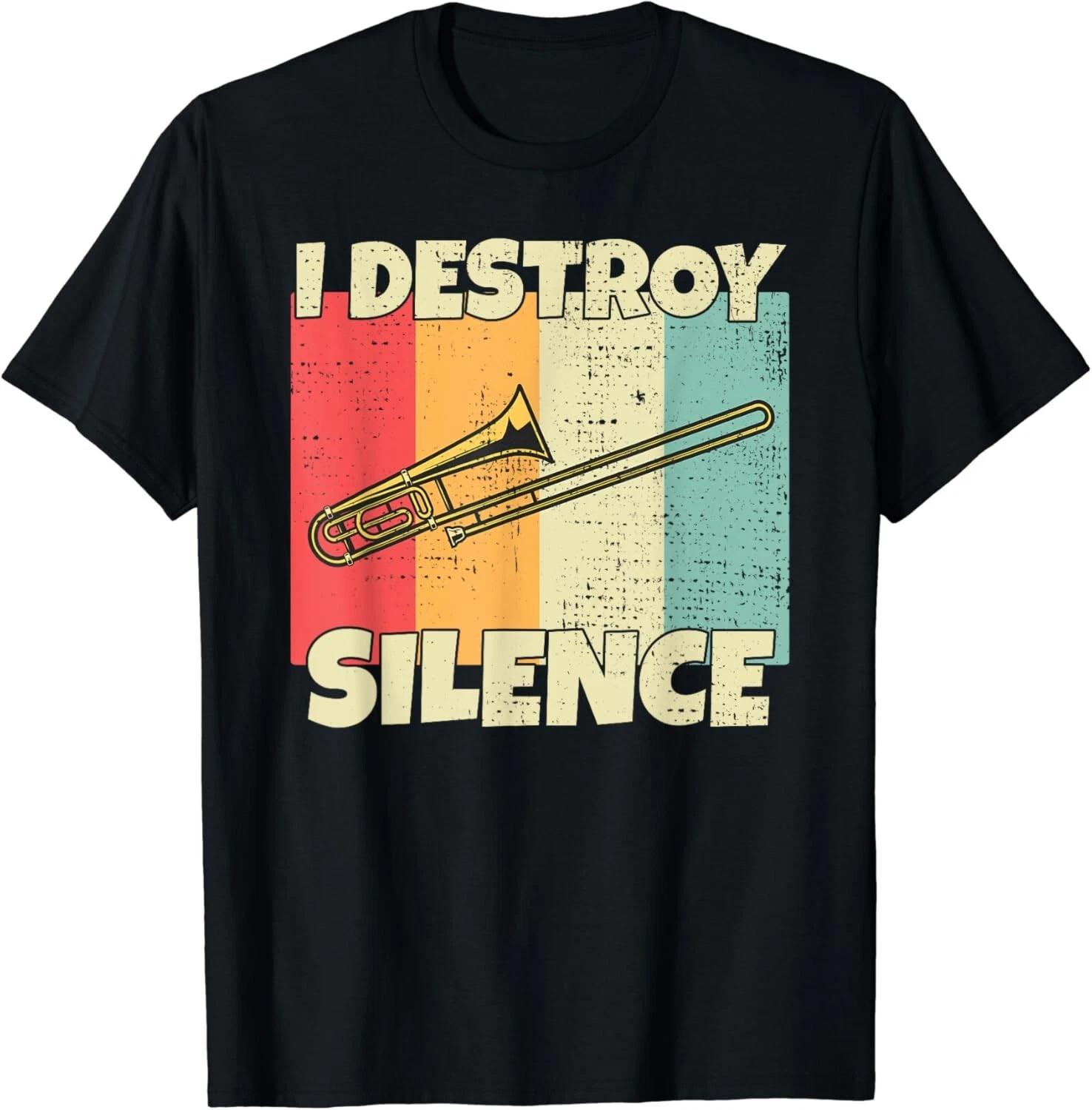 Funny Trombone instrument I Destroy Silence for Trombone Gift Unisex T-Shirt S
Funny Trombone instrument I Destroy Silence for Trombone Gift Unisex T-Shirt S