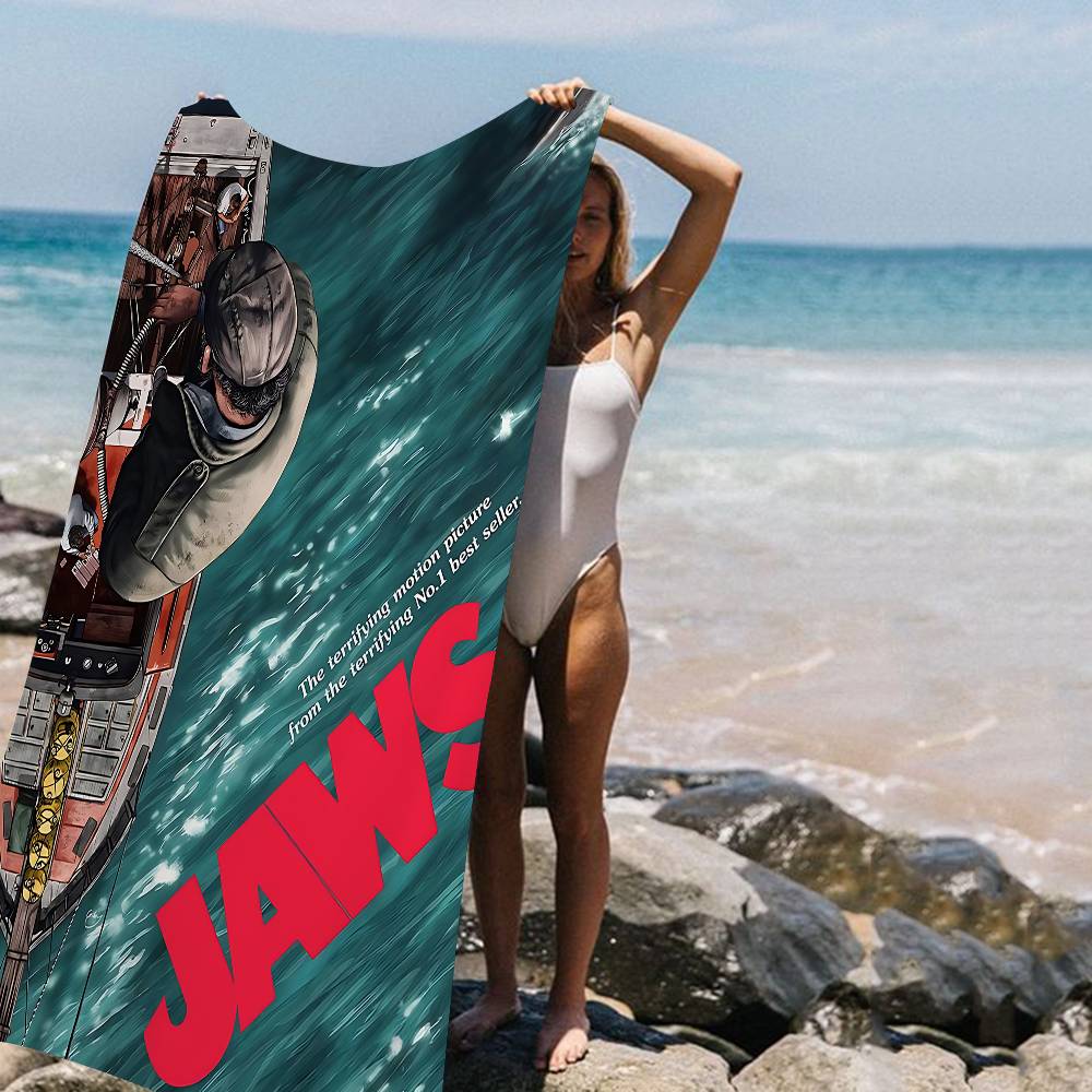 Classic Movie Jaws Big Microfiber Beach Towels Quick Dry Towel Sand Beach Towels Pool Towel For Travel Swim Pool Yoga W30*H60(CM)
Classic Movie Jaws Big Microfiber Beach Towels Quick Dry Towel Sand Beach Towels Pool Towel For Travel Swim Pool Yoga W30*H60(CM)