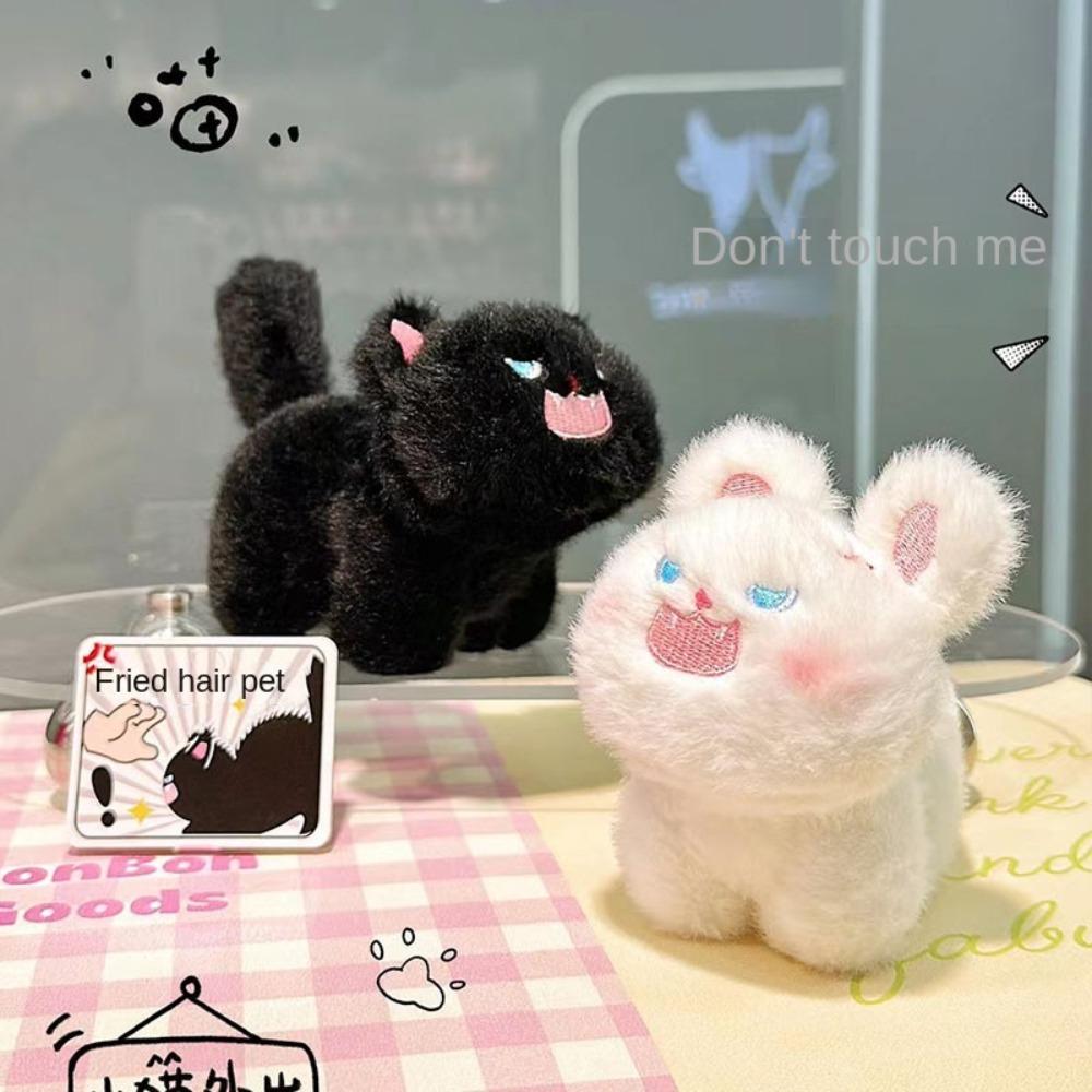 Stuffed Cat Plush Doll Keyring Pompom Ball Cat Plush Pendant Cat Plush Keychain Bag Decor white-coin pouse
Stuffed Cat Plush Doll Keyring Pompom Ball Cat Plush Pendant Cat Plush Keychain Bag Decor white-coin pouse