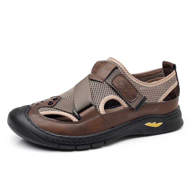 New Arrival Mens Sandals Summer Casual Shoes Breathable Mesh Beach Shoes Outdoor Male Sandaly Lightweight Walking Shoes Sneakers 44 коричневий
New Arrival Mens Sandals Summer Casual Shoes Breathable Mesh Beach Shoes Outdoor Male Sandaly Lightweight Walking Shoes Sneakers 44 коричневий