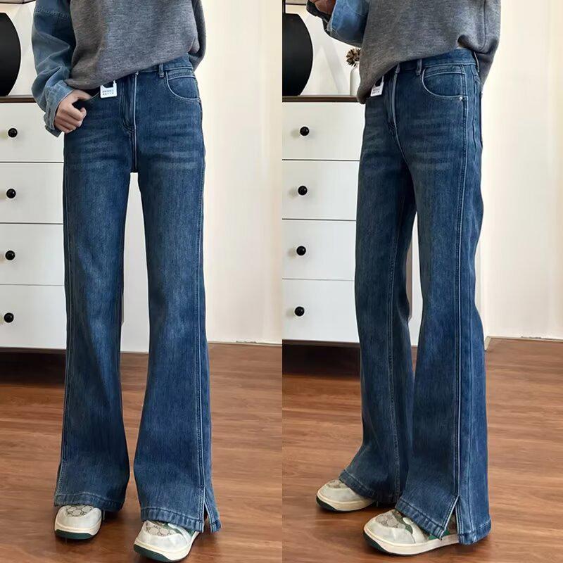 Women s High Waist Flared Jeans with Side Slits - Elastic Wide Leg 3XL: 155-165CM (150-165 lbs) светло-синий
Women s High Waist Flared Jeans with Side Slits - Elastic Wide Leg 3XL: 155-165CM (150-165 lbs) светло-синий