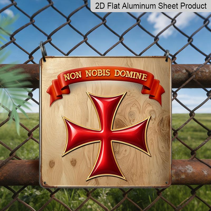 2D Flat 1pc Templar Knights Metal Sign - Vintage Aluminum Wall Hanging Decor for Home, Living Room, Dining, Cafe, Office, Shop, Club, Man Cave, Wall 20*20cm
2D Flat 1pc Templar Knights Metal Sign - Vintage Aluminum Wall Hanging Decor for Home, Living Room, Dining, Cafe, Office, Shop, Club, Man Cave, Wall 20*20cm