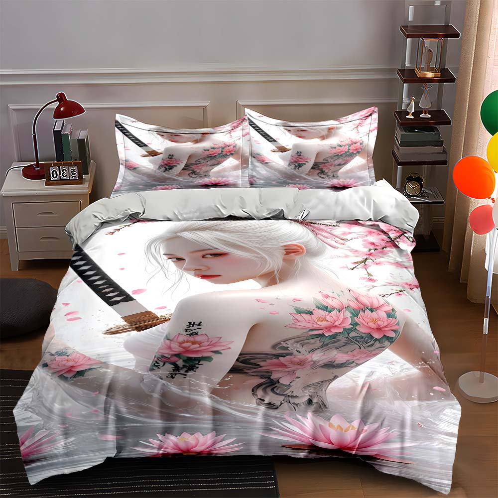 Floral, illustrated, elegant. Bedding Duvet cover sets Duvet covers Pillowcases gifts (1 * Duvet Cover 2 * Pillowcases, without duvet insert) 135x200cm
Floral, illustrated, elegant. Bedding Duvet cover sets Duvet covers Pillowcases gifts (1 * Duvet Cover 2 * Pillowcases, without duvet insert) 135x200cm