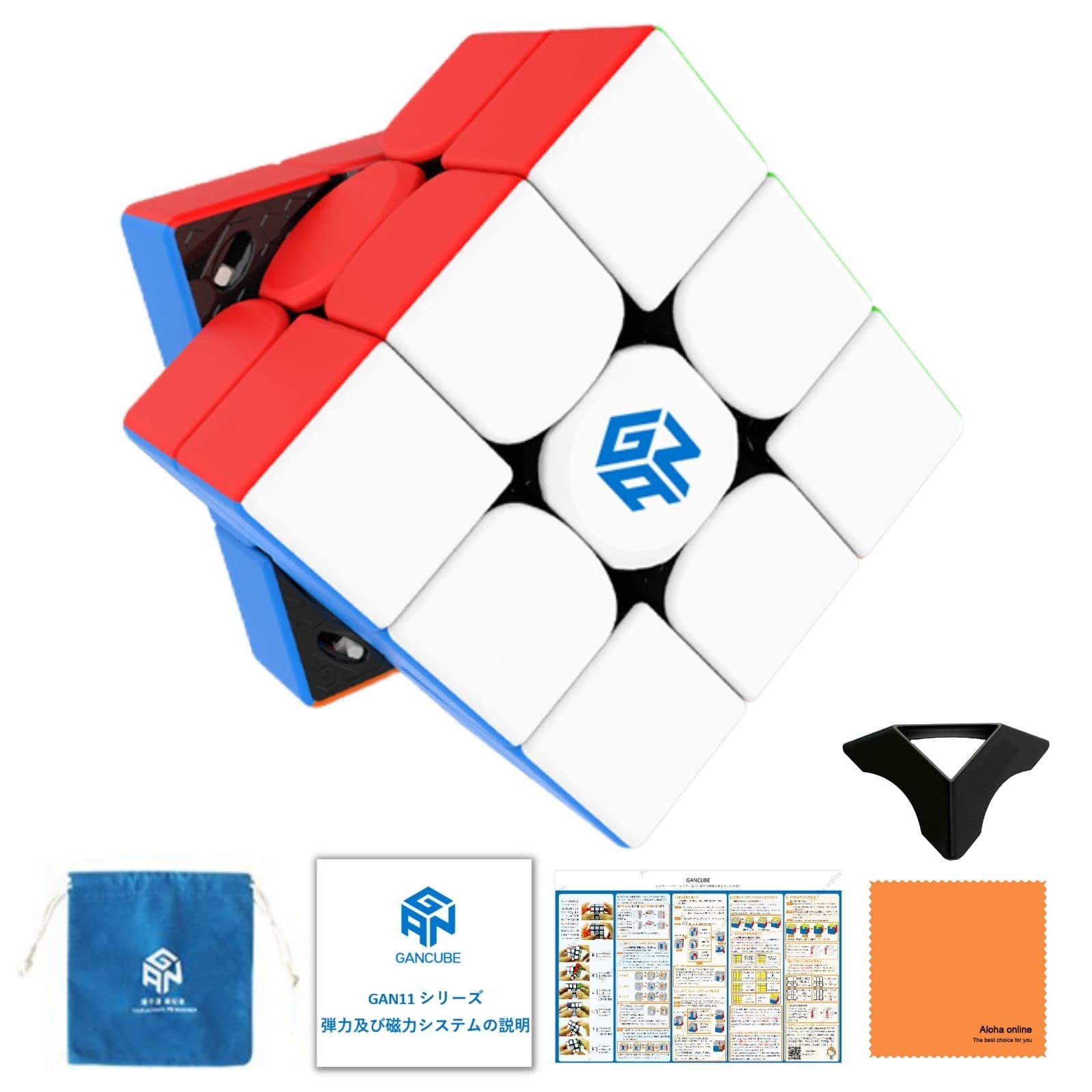 GAN11 M Pro Frosted 3x3 cube with Japanese black interior instructions Japanese version solution procedure instructions stand cleaning cloth magnet M
GAN11 M Pro Frosted 3x3 cube with Japanese black interior instructions Japanese version solution procedure instructions stand cleaning cloth magnet M