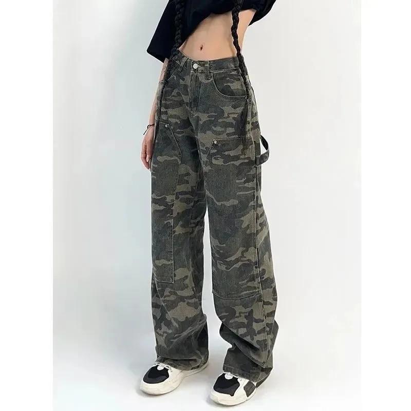 Брюки-карго для женщин Y2K Streetwear Джинсы с низкой талией Ретро-широкие брюки Джинсовые прямые брюки Harajuku
Брюки-карго для женщин Y2K Streetwear Джинсы с низкой талией Ретро-широкие брюки Джинсовые прямые брюки Harajuku