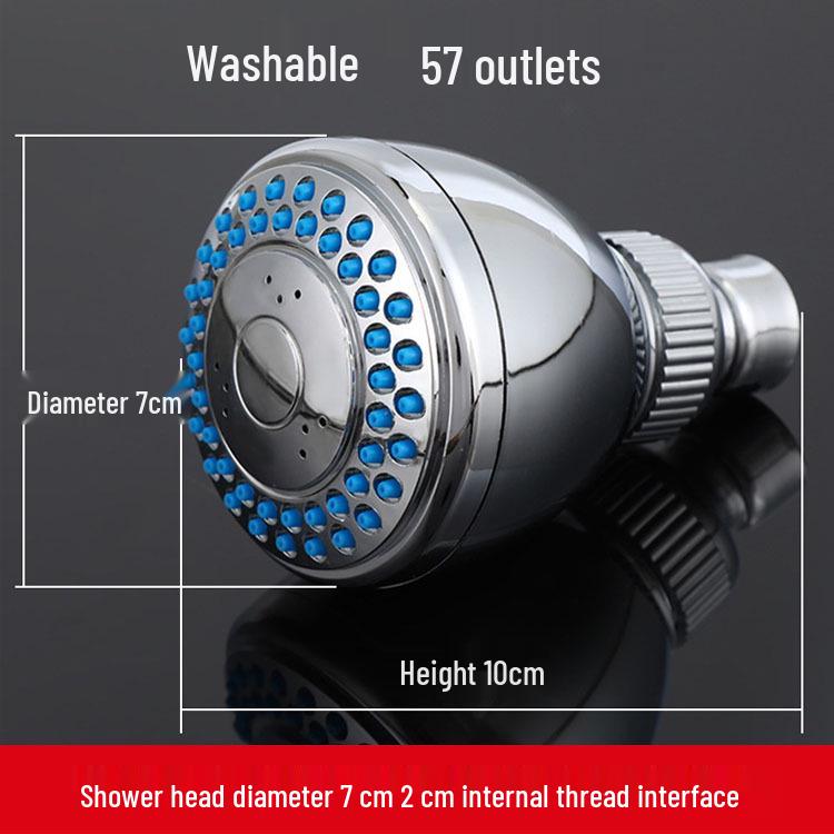 Compact ABS Round Shower Head - Detachable, Washable for Home Bathroom & School Dormitory
Compact ABS Round Shower Head - Detachable, Washable for Home Bathroom & School Dormitory