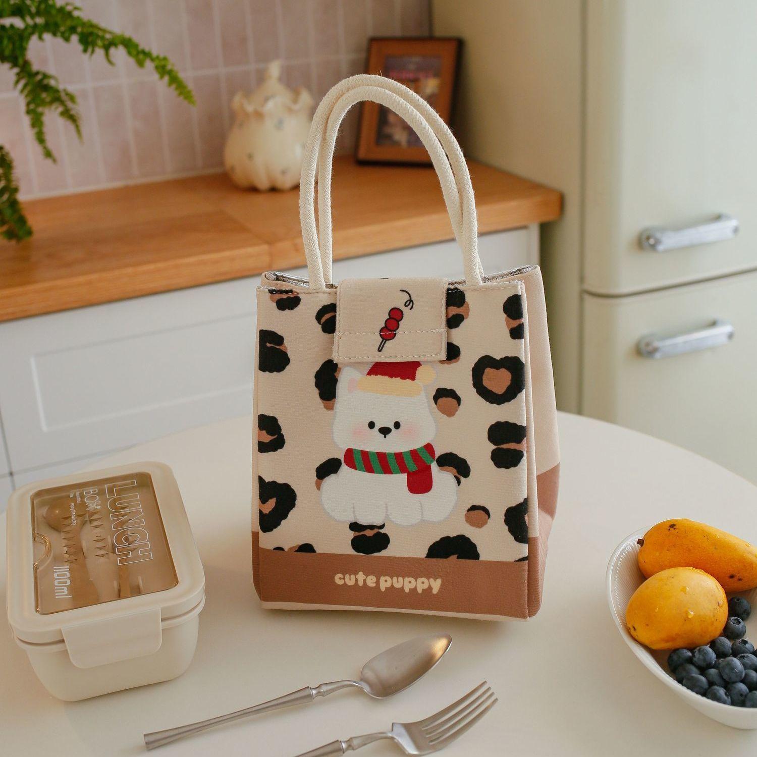 Lunch Bags Cute Bento Bag For Office Workers Large Capacity Tote Bag Cartoon Insulated Fresh-Keeping Bag Student Lunch Box Bag
Lunch Bags Cute Bento Bag For Office Workers Large Capacity Tote Bag Cartoon Insulated Fresh-Keeping Bag Student Lunch Box Bag