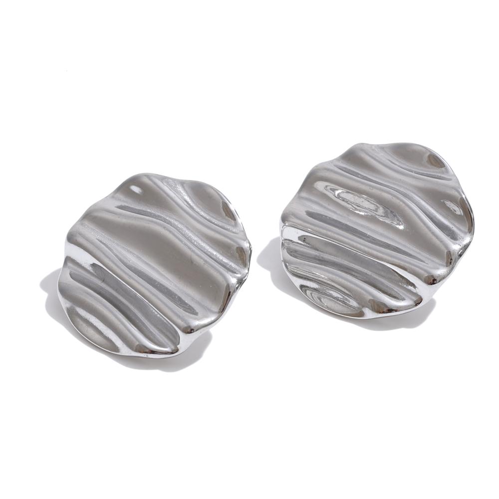 Yhpup 23*23mm Stainless Steel Round Daily Stud Earrings Gold Color PVD Plated Wholesale Versatile Lightweight Jewelry Waterproof
Yhpup 23*23mm Stainless Steel Round Daily Stud Earrings Gold Color PVD Plated Wholesale Versatile Lightweight Jewelry Waterproof