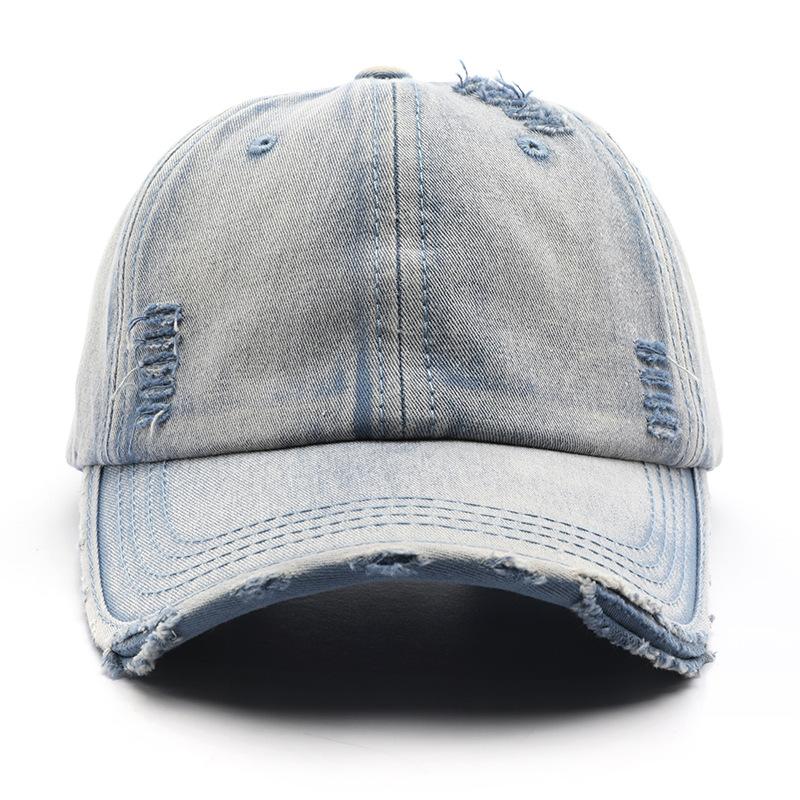 Personalized washed denim solid color light board cap outdoor travel sun protection sunshade baseball cap
Personalized washed denim solid color light board cap outdoor travel sun protection sunshade baseball cap