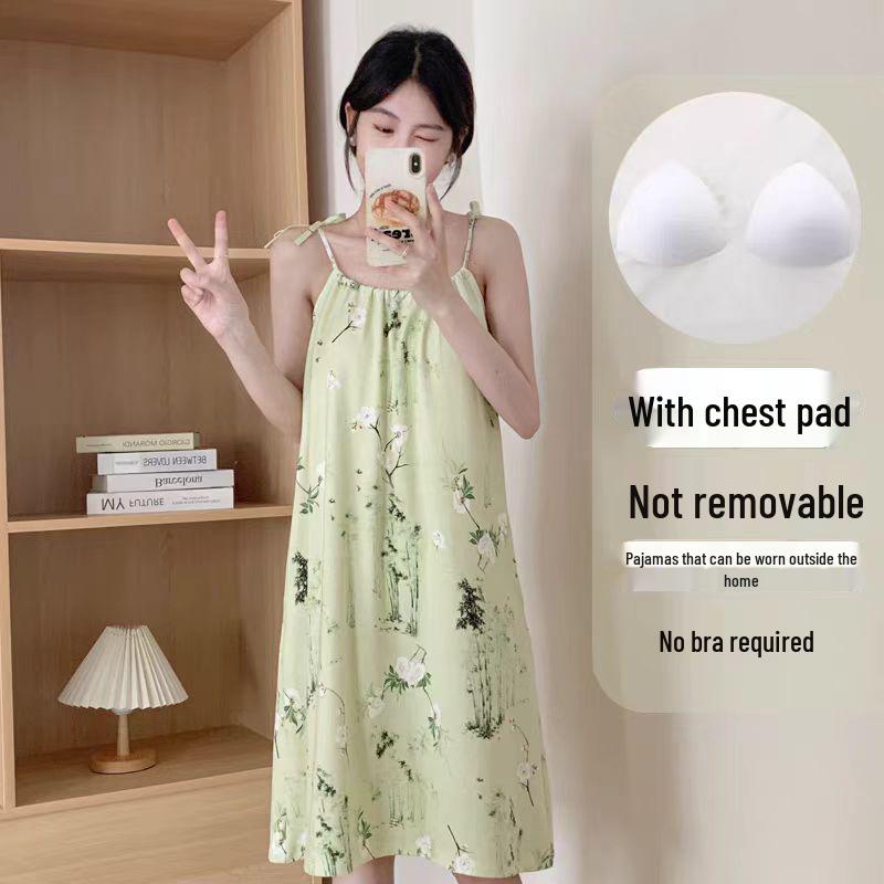 2025 New Summer Cartoon Sling Pajama Dress with Chest Pads for Women and Girls – Sweet, Cute Sleepwear Size 1 (70-105 jin)
2025 New Summer Cartoon Sling Pajama Dress with Chest Pads for Women and Girls – Sweet, Cute Sleepwear Size 1 (70-105 jin)