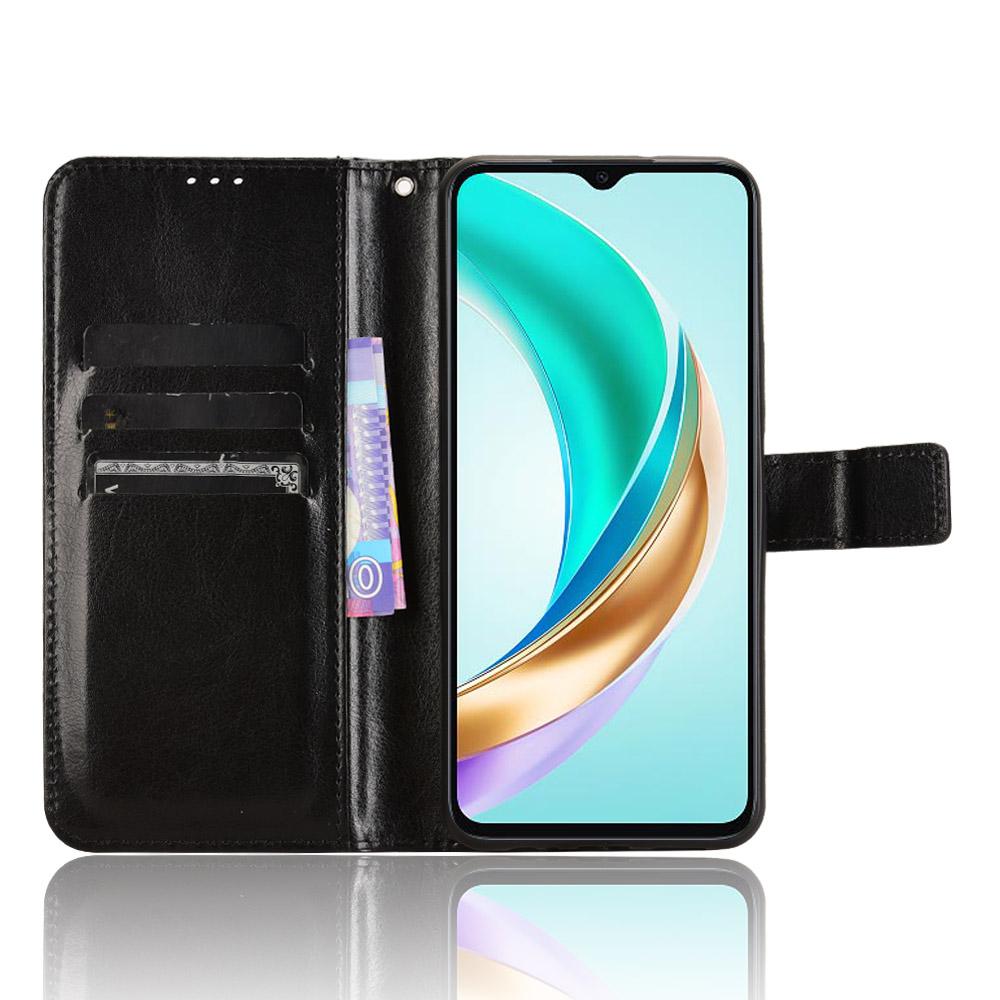 For Honor X6b 4G Phone Stand Case Crazy Horse Texture PU Leather Cover Wallet Black
For Honor X6b 4G Phone Stand Case Crazy Horse Texture PU Leather Cover Wallet Black