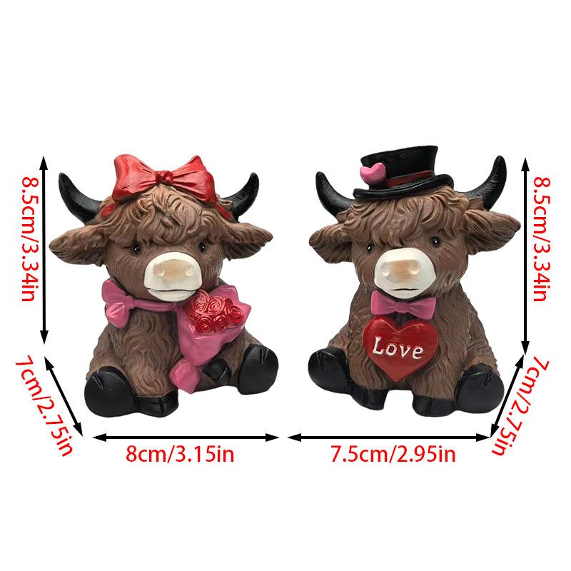 Valentine s Day Highland Cow Hugging Gift Statue for Home Desktop Decoration Item for Office
Valentine s Day Highland Cow Hugging Gift Statue for Home Desktop Decoration Item for Office