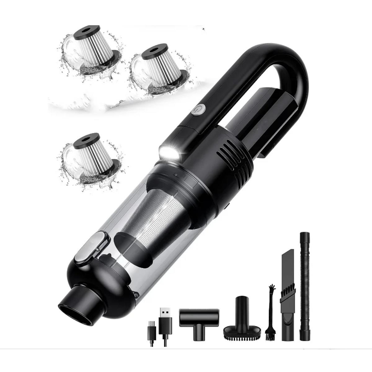 Автомобильный пылесос Автомобильный бытовой Ручной пылесос с большой мощностью всасывания Супер беспроводная зарядка Маленький автомобильный пылесос
Автомобильный пылесос Автомобильный бытовой Ручной пылесос с большой мощностью всасывания Супер беспроводная зарядка Маленький автомобильный пылесос