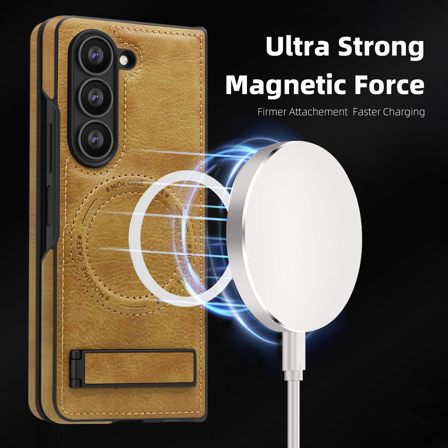 For Samsung Galaxy Z Fold5 5G Case Compatible with MagSafe Kickstand Leather Phone Back Cover Black
For Samsung Galaxy Z Fold5 5G Case Compatible with MagSafe Kickstand Leather Phone Back Cover Black